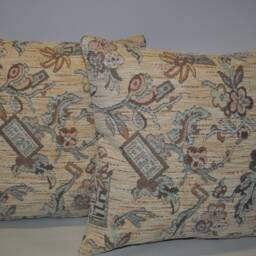2 Aztec Design Chenille Cushions 16 - thumbnail 2