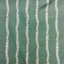 Green Floral Fabric Lampshade, Isabella Trail, Handmade Abstract Home Decor - thumbnail 2