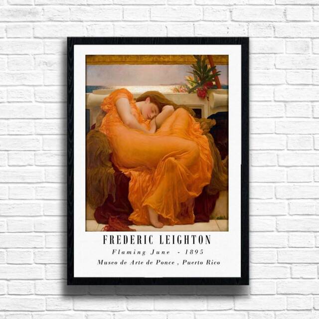 Frederic Leighton Flaming June Print Fine Art Reproduction - image 1