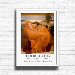 Frederic Leighton Flaming June Print Fine Art Reproduction - thumbnail 3
