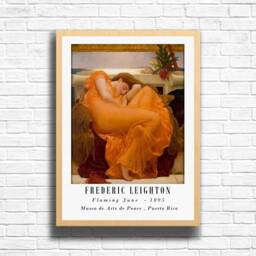 Frederic Leighton Flaming June Print Fine Art Reproduction - thumbnail 2