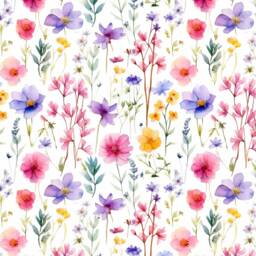 Wild Flowers Cushion Cover Home Decor Meadow Pillow - thumbnail 2