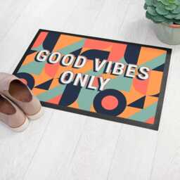 Personalised Retro Pattern Doormat - thumbnail 2