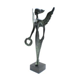 Bronze Goddess Nike - Victory , Sculpture Greek Nike, Metal Art History & Mythology , Sculpture - thumbnail 3