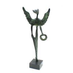 Bronze Goddess Nike - Victory , Sculpture Greek Nike, Metal Art History & Mythology , Sculpture - thumbnail 4