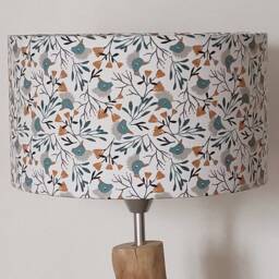 Lampshade - Pendant Light Tube Lamp Or Wall Sconce With Exotic Tropical Flowers & Birds Decorative Idea Christmas Birthday Gift - thumbnail 2
