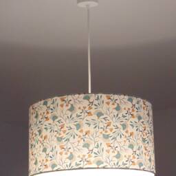 Lampshade - Pendant Light Tube Lamp Or Wall Sconce With Exotic Tropical Flowers & Birds Decorative Idea Christmas Birthday Gift - thumbnail 3