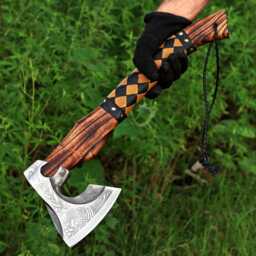 Viking Axe, Carbon Steel Personalized Axe in Hand Forged For Wall Decoration, Custom Made Camping, Axe - thumbnail 4