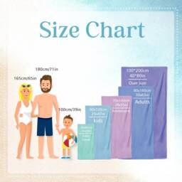 Smiley Floral Personalized Beach Towel, Name Bath Custom Towel With Name, Outside Birthday Vacation Gift Pool Parties Towels - thumbnail 3