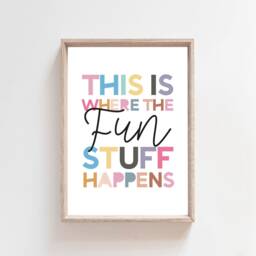 Set Of 3 Playroom Prints, Girls Nursery Wall Art, Decor, Bedroom Decor - thumbnail 2