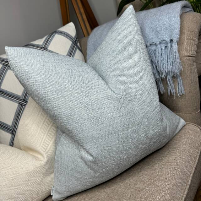 Blue Pillow Cover, Rothko Furnishing John Lewis & Partners Fabric , Sofa Cushion Double Sided - High Quality - image 1