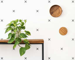 Minimalist Geometric Wall Decals - Nursery Decals, Scandinavian Decor, Kids Room Bedroom Stickers - thumbnail 1