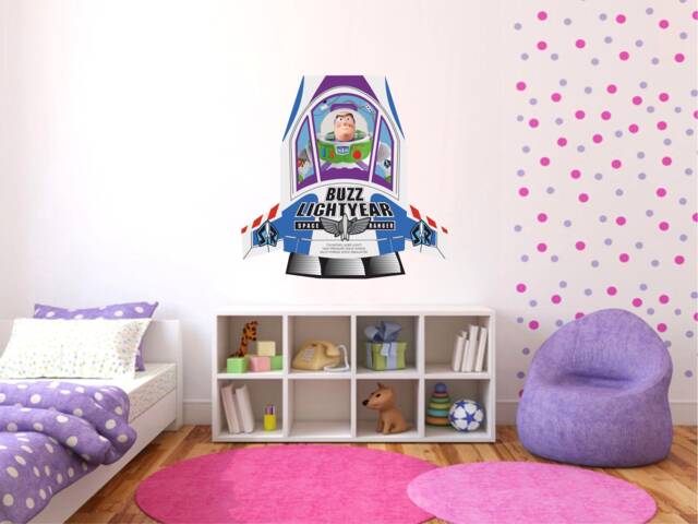 Space Ranger Rocket - 790mm - Wall Sticker - image 1
