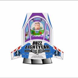 Space Ranger Rocket - 790mm - Wall Sticker - thumbnail 2