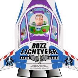 Space Ranger Rocket - 790mm - Wall Sticker - thumbnail 3