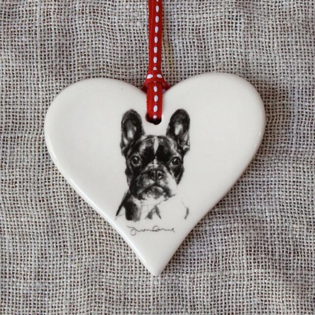 French Bulldog Christmas Ornament - Frenchie Dog Keepsake Xmas Tree Decoration & Stocking Filler Gift - image 1