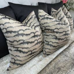 Brown Mink Cushion Cover, Pillow Throw Decorative For Sofa, Bed, Made in Uk/Worldwide Shipping Torrent - thumbnail 1