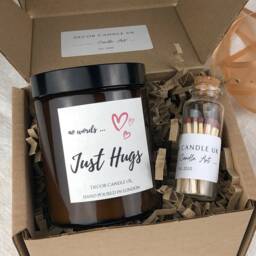 Sympathy Candle No Words Just Hugs - Bereavement Gift - thumbnail 3