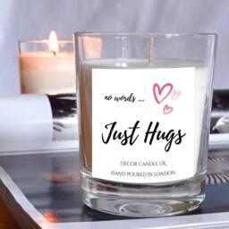 Sympathy Candle No Words Just Hugs - Bereavement Gift - thumbnail 4