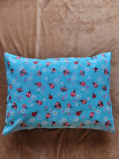 Ladybugs Colorful Pillowcase/ Cotton Pillowcase/Girls Pillowcase/Infant Pillowcase/Toddler /Children Pillow Case/Kids Case - image 1