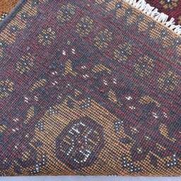 10 Ft Runner Rug, Afghan Bukhara Rug 80x290 cm Long High Pile Wool Orange Oriental Turkmen Hallway Runner, Kitchen - thumbnail 4