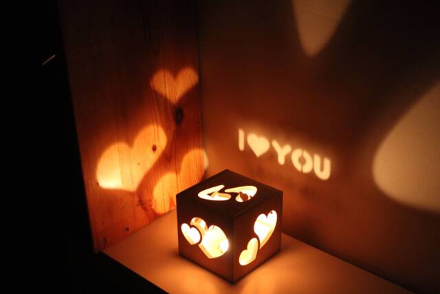 Personalized Magic Light Box, Romantic Gift For Her, Couples - image 1