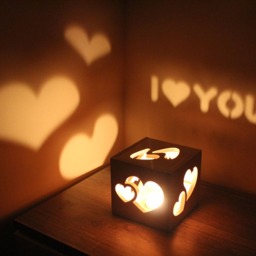 Personalized Magic Light Box, Romantic Gift For Her, Couples - thumbnail 2