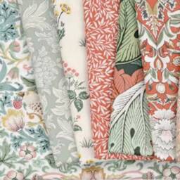 William Morris Crib Sheet Olive Green Floral Fitted Bedding - thumbnail 3