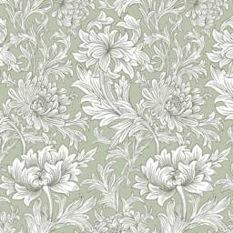 William Morris Crib Sheet Olive Green Floral Fitted Bedding - thumbnail 4