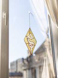 stained Glass Sun Catcher Snake Cobra Decor Suncatcher Picture Window Wall Hangings Fathers Day Gift, Reptile Serpent - thumbnail 1