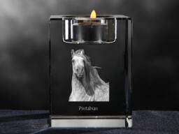 Pintabian - Crystal Candlestick With Horse, Souvenir, Decoration, Limited Edition, Collection - thumbnail 1