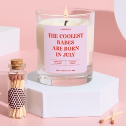 Funny July Birthday Scented Candle Gift For Her Sister Bestie Best Friend Rude Zodiac Party Decor 18Th 21st 30Th 40Th