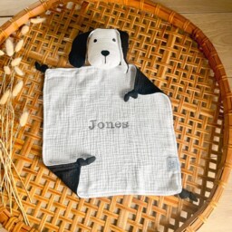 Personalized Dog Lovey, Baby Gift, Nursery, Comforter, Gifts, Hospital New Gift - thumbnail 3