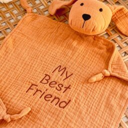 Personalized Dog Lovey, Baby Gift, Nursery, Comforter, Gifts, Hospital New Gift - thumbnail 2