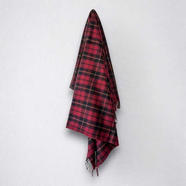Wallace - 100% Wool Tartan Blanket Eco Friendly Personalisable Blankets Throw - image 1
