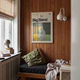 Big Bend National Park Mid-Century Travel Poster, Abstract Minimalist Art Print, Texas Poster - thumbnail 3