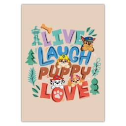 Paw Patrol Print - Live Laugh Puppy Love Poster Wall Art - thumbnail 3