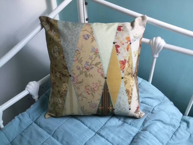 Cushion Cover Made From Angel Strawbridge's Escape To The Chateau Wallpaper Museum Fabric - image 1