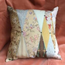 Cushion Cover Made From Angel Strawbridge's Escape To The Chateau Wallpaper Museum Fabric - thumbnail 2