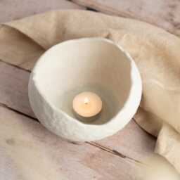 Abstract Style Concrete Bowl - thumbnail 2