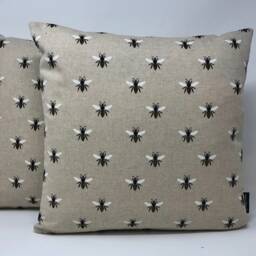 Bee Cushion Cover, Bumble Cushion, Home Decor, Gift For Her, Lover Women - thumbnail 2