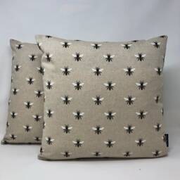 Bee Cushion Cover, Bumble Cushion, Home Decor, Gift For Her, Lover Women - thumbnail 3