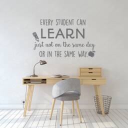 Education Wall Decal - Motivational Classroom Quote Teacher Gift Q208 - thumbnail 3