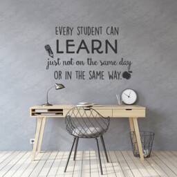 Education Wall Decal - Motivational Classroom Quote Teacher Gift Q208 - thumbnail 1
