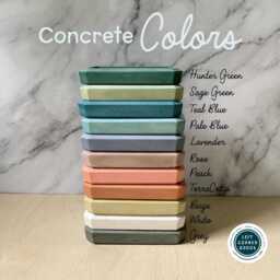 Vibrant Concrete Soap Dish Modern Bathroom Decor, Organic Shape Trinket Tray, Eco-Friendly Accessory - thumbnail 4