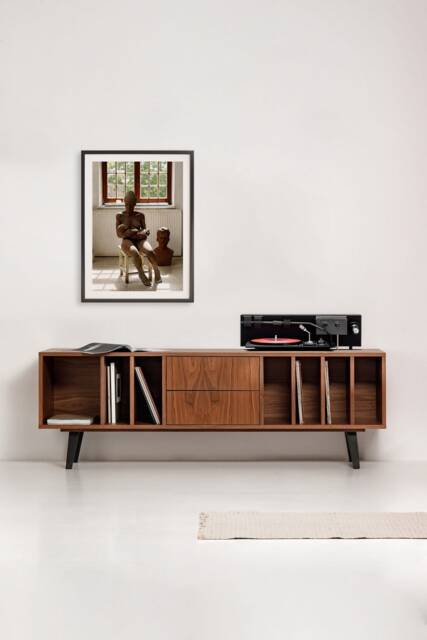 "Vinyl Record Cabinet Walnut ""Nolana" - image 1