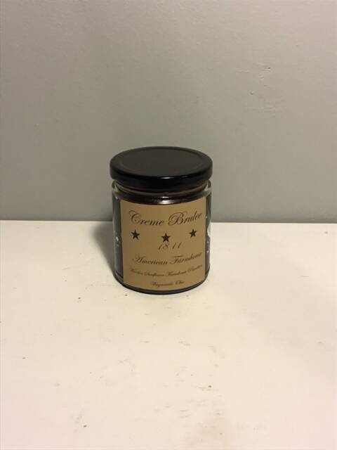 Creme Brulee Scented Candle Jelly Jar 9 Oz - image 1