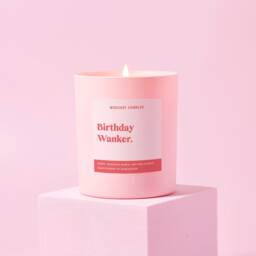 Funny Birthday Gift Wanker Soy Wax Candle - thumbnail 1