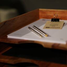 "Rosewood Office Organizer Set " - thumbnail 3