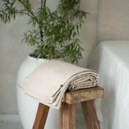 Natural Linen Flat Sheet, Soft Bed Sheets, Custom Bedding Double, King, Queen, Full, Single, Twin - thumbnail 2